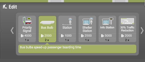 BusMeister Game: Stations measures