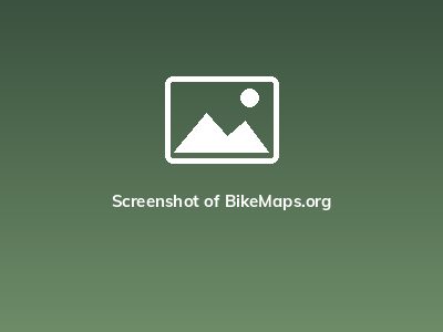 Screenshot of BikeMaps.org