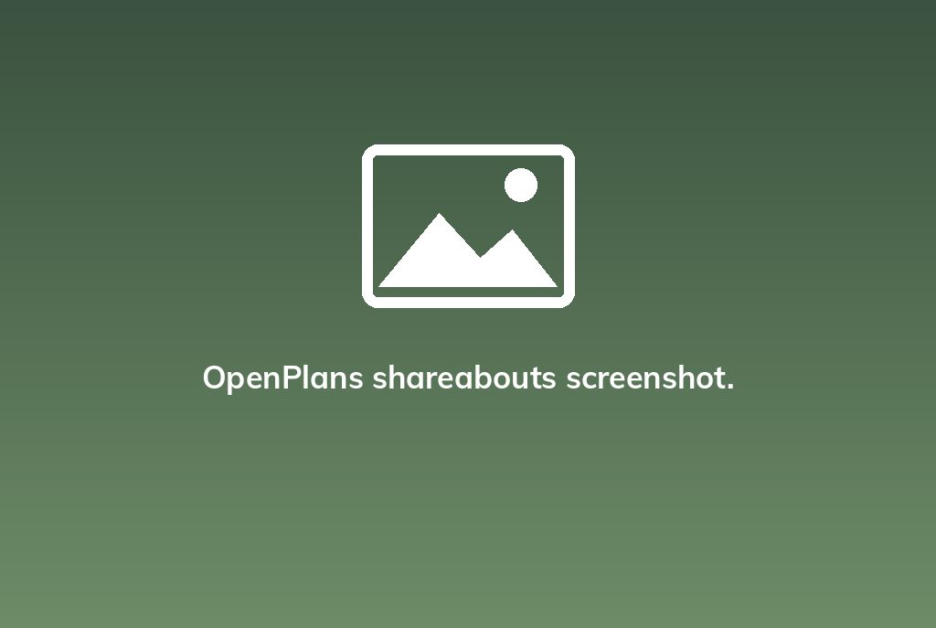 OpenPlans shareabouts screenshot.